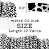 10 Yards x 10 Rolls Cow Print Ribbons  10PCS Cow Print Ribbons 10 Yards Each Curling String for Party Western Cowboy Theme for Birthday Party Favor Supplies Decorations view 3