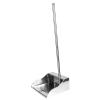 OUNONA Stainless Steel Upright Dustpan Garbage Pan with Long Handle Stand Up Dustpans Room Cleaning Shovel Heavy Duty Standing Dustpan Pet Poop Tray for Lobby Garage Home view 3