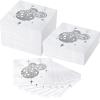 Patelai Disco Ball Napkins Party Decoration Disposable Cocktail Napkin with Silver Foil Last Disco Bach 70s 80s 90s Party Supplies for Wedding Birthday, 3 Ply, 5 Inch(Simple,200 Pcs) view 1