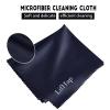 Extra Large Microfiber Cleaning Cloths(12"x 12") for Glasses or Eyeglass, Phone,Computer Screen,Camera Lens,Eye Glasses Lens Cleaner,Eyeglass Cleaner Cloths Wipes for Delicate Surface(6 Pcs) view 3