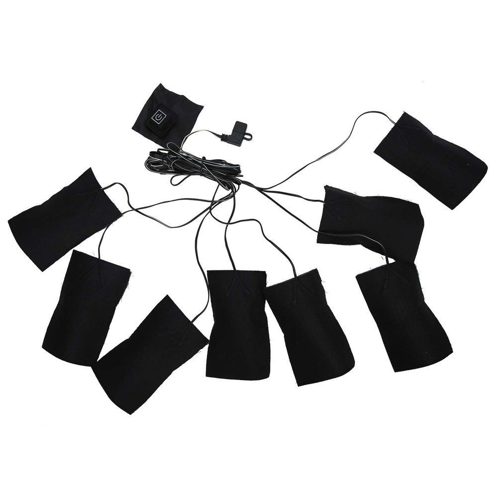 USB Electric Heater Clothes Eight Heater Pads Heating Pads Cloth 3 Gears Watertight Clothes Vest Jacket Pads Heater Sheet for Outdoor Winter Camping Night, Electric Heating Pad, Electric Heating