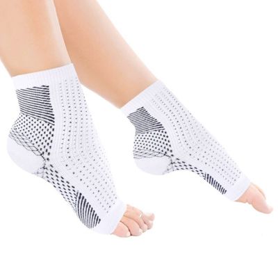 Bluelans Ankle Brace Compression Sleeves Relieves Achilles Tendonitis Joint Pain Plantar Fasciitis Relief Socks with Foot Arch Support Reduces Swelling Heel Spur Pain Injury Recovery for Sports M