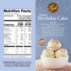 Triple Scoop - Premium Birthday Cake Ice Cream Mix For Ice Cream Maker. Simple, Easy, Delicious. From Gourmet Mix To Maker in 5 Minutes, Makes 2 Creamy Quarts, Made in USA (1 Pack, Birthday Cake) view 2