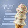 Triple Scoop - Premium Birthday Cake Ice Cream Mix For Ice Cream Maker. Simple, Easy, Delicious. From Gourmet Mix To Maker in 5 Minutes, Makes 2 Creamy Quarts, Made in USA (1 Pack, Birthday Cake) view 3