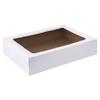 Celebrate It Makery 2 Count (12 total) Corrugated Window Cake Boxes - See-Through Window for Dessert, Cakes, Cookies - Bulk 6 Pack view 2