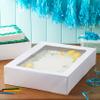 Celebrate It Makery 2 Count (12 total) Corrugated Window Cake Boxes - See-Through Window for Dessert, Cakes, Cookies - Bulk 6 Pack view 3