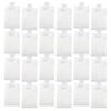 Celebrate It 25 Sheets (600 total) Clear Plastic Zip Treat Bags with Handle - Resealable Bag for Candy, Cookies, and Baked Goods - Bulk 24 Pack view 1