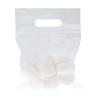 Celebrate It 25 Sheets (600 total) Clear Plastic Zip Treat Bags with Handle - Resealable Bag for Candy, Cookies, and Baked Goods - Bulk 24 Pack view 4