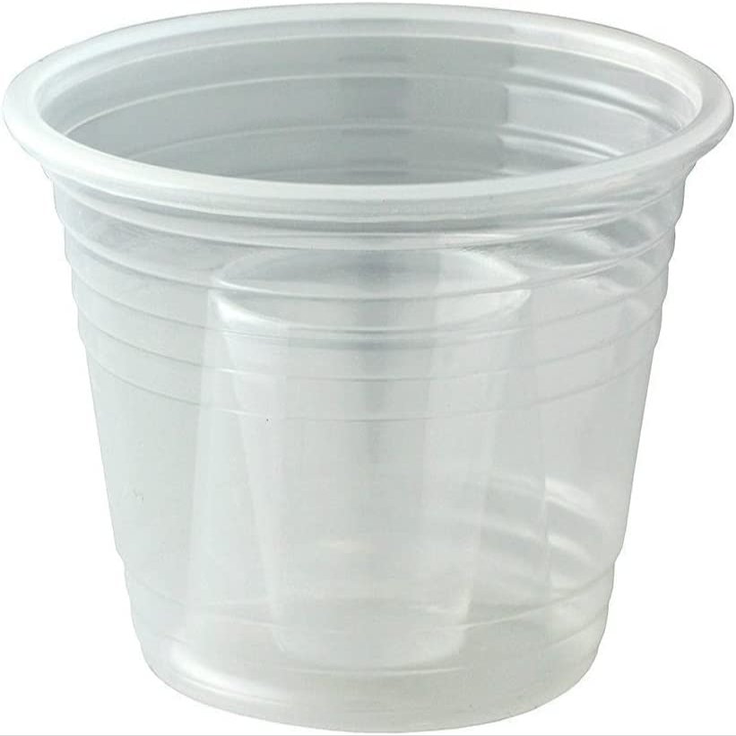 zappy 500 Clear Disposable Bomber Cups Plastic Bomber Shot Glasses clear Shot Cups Jager Bomb Shot Glasses