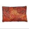 Candi Andi Handmade Luxe Serenity Eye Pillow - All-Natural Flaxseed - Unscented  Weighted Eye Mask for Yoga, Meditation, Hot & Cold Therapy - Peacock Red - TEP-PR view 2