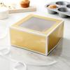 Celebrate It Gold Treat Boxes with White Trim, 6 Packs: 3 ct. (18 total) view 2