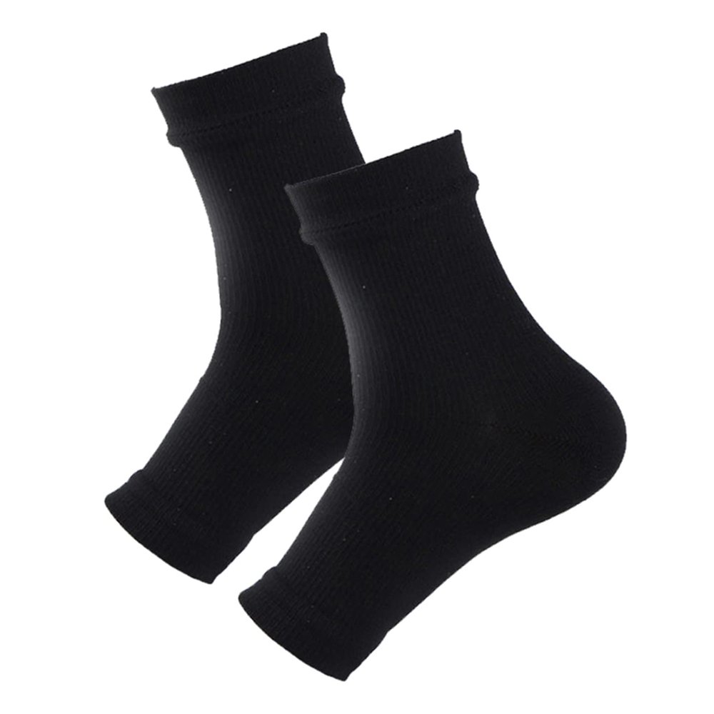 Bluelans Plantar Fasciitis Relief Socks (1 Pair) for Women & Men, Best Compression Sleeves for All Day Wear with Foot/Arch Pain Relief Black S/M