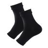 Bluelans Plantar Fasciitis Relief Socks (1 Pair) for Women & Men, Best Compression Sleeves for All Day Wear with Foot/Arch Pain Relief Black S/M view 1