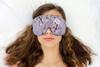 Candi Andi Handmade Weighted Sleep Eye Mask Yoga Pillow - Flax Seed Fill - Lavender Scented - On a Wing - TEMFL-OW view 2