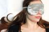 Candi Andi Handmade Weighted Sleep Eye Mask Yoga Pillow - Flax Seed Fill - Lavender Scented - On a Wing - TEMFL-OW view 4