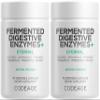 Codeage Fermented Digestive Enzymes Supplement 3-Month Supply - 14 Digestive Enzymes, Probiotics, Prebiotics, Fermented Botanicals, Plant-Based Multi Pancreatic Enzymes - 1 Capsule a Day - 2-Pack view 1
