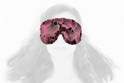 Candi Andi Handmade Weighted Sleep Eye Mask Yoga Pillow - Flax Seed Fill - Lavender Scented - Chocolate Ginkgo - TEMFL-CG