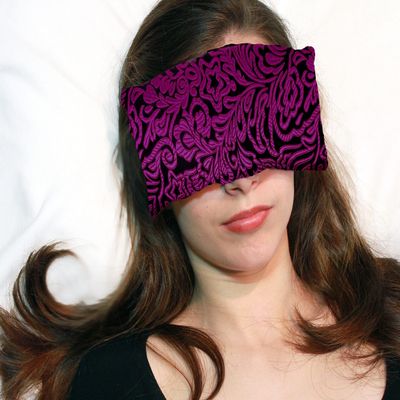 Candi Andi Handmade Luxe Serenity Eye Pillow - All-Natural Flaxseed - Unscented  Weighted Eye Mask for Yoga, Meditation, Hot & Cold Therapy - Magenta Doodle - TEP-MD