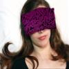 Candi Andi Handmade Luxe Serenity Eye Pillow - All-Natural Flaxseed - Unscented  Weighted Eye Mask for Yoga, Meditation, Hot & Cold Therapy - Magenta Doodle - TEP-MD view 1