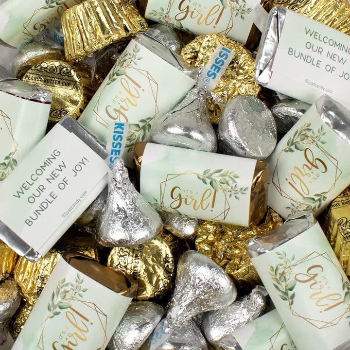 105pcs It's a Girl Baby Shower Candy Mix (1.75 lbs - Approximately 105 Pcs) - Bulk Party Favors for Guests, Candy for Candy Buffet
