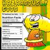 CHRISTMAS STOCKING. Three Assorted Original Hazardously Sour Hard Candies In 0.42 Oz. Packages And Eight Tubes Sour Crunchy (1 Stocking, Packaging May Vary) view 2