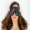 Candi Andi Handmade Weighted Sleep Eye Mask Yoga Pillow - Flax Seed Fill - Lavender Scented - Dragonfly Nite - TEMFL-DF view 2