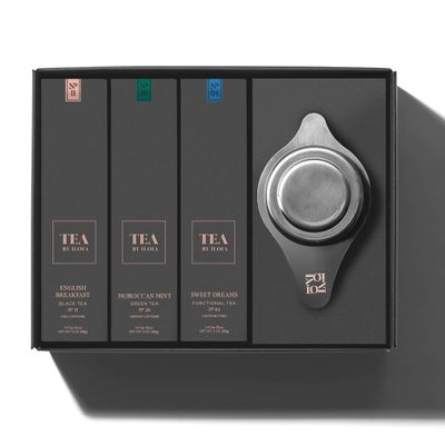 iLOLA The Beginning | Tea Disc Set | Oprahs Favorite Things 2022 | Organic Loose Leaf Probiotic Tea | Stainless Steel Infuser | Gift Box Set (Gift Box Set 1)