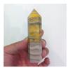 WGPHD Health & Household Natural Crystals Quartz Bumblebee Tower Energy Point Reiki Stone Room Home Office Aquarium Decoration Accessories Gemstone (Size : 130-150g) view 3