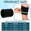 4 Pcs Diabetes Arm Band Diabetes Sensor Cover Washable Reusable Diabetic Sensor Armband Sleeve for Diabetic Supplies Sports (X-Large) view 2