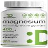 Magnesium Glycinate 400mg, 300 Capsules | 100% Chelated for Easy Absorption | Essential Mineral Supplement for Muscle, Sleep, & Heart Health* view 1