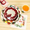 175 Pcs Disposable Christmas Party Supplies Party Tableware Set Happy Christmas Party Tableware Christmas Paper Plates and Napkins Cups Serve for 25 Guests(Type2) view 3