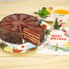 175 Pcs Disposable Christmas Party Supplies Party Tableware Set Happy Christmas Party Tableware Christmas Paper Plates and Napkins Cups Serve for 25 Guests(Type2) view 4