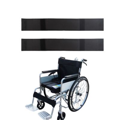 2pcs Leg Straps for Wheelchair Users, Oxford Cloth Safe Non-Slip Wheelchair Footrest Leg Support Strap Ajustable Durable Footrest Belt for Disabled Seniors Elderly