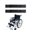 2pcs Leg Straps for Wheelchair Users, Oxford Cloth Safe Non-Slip Wheelchair Footrest Leg Support Strap Ajustable Durable Footrest Belt for Disabled Seniors Elderly view 1