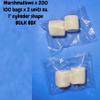 Individually Wrapped Marshmallows | 100x2 sets = 200 units (BULK Box) | 1" cylinder shape | Great for gatherings, camping, fire pits, birthday parties, corporate outings | Smores view 2