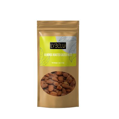 Almonds Roasted Salted Nuts  4oz