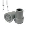 7/8 Inch Crutch Tips, Replacement Drive Cane Tips for Elderly Disabled, Gray (2 Pcs) view 1