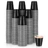 Yetene 200 Pcs 2 oz Plastic Shot Cups Mini Shot Tasting Cups for Wine Whiskey Food Wedding Baby Shower Party Drinking Beer Taste Supplies(Black) view 1