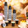 Yetene 200 Pcs 2 oz Plastic Shot Cups Mini Shot Tasting Cups for Wine Whiskey Food Wedding Baby Shower Party Drinking Beer Taste Supplies(Black) view 4
