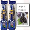 Sunsweet Individually Wrapped Pitted Prunes - 2 Packages (Each Pack is 6 Ounces) and a Prune Recipe Book view 1