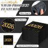 Sinmoe 100 Pcs Graduation Napkins 2026 Cocktail Disposable Paper Gold and Black Napkins for Graduation Party Decorations Table Decor view 4