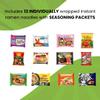 Mystery Asian Ramen Noodles Variety Pack of 12 Instant Noodle with Chopsticks view 2