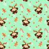 Cute Pug Puppy Dog Gift Wrap Thick Wrapping Paper Christmas Holiday Party Decoration (12 foot x 30 inch roll) view 1