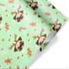 Cute Pug Puppy Dog Gift Wrap Thick Wrapping Paper Christmas Holiday Party Decoration (12 foot x 30 inch roll) view 2