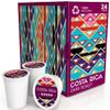 Atlas Coffee Club Coffee Pods  Dark Roast, Single-Origin Costa Rica, 24 Count  Compatible with Keurig K-Cup Brewers  100% Recyclable, Premium Arabica Coffee view 1