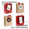 allgala 12-PC (6 x4.75 inch) Premium Metallic Foil Hotstamping Chritmas Gift Bag-GP91050 view 3