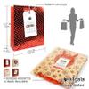 allgala 12-PC (12.5x10.25 inch) Premium Metallic Foil Hotstamping Chritmas Gift Bag-GP91052 view 2