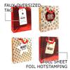 allgala 12-PC (12.5x10.25 inch) Premium Metallic Foil Hotstamping Chritmas Gift Bag-GP91052 view 3