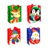 allgala 12-PC (6 x4.75 inch) Premium Vivid Cartoon Design Glitter Chritmas Gift Bag-GP91070 view 1
