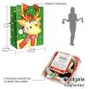 allgala 12-PC (6 x4.75 inch) Premium Vivid Cartoon Design Glitter Chritmas Gift Bag-GP91070 view 2